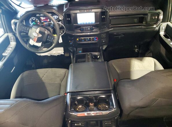 1FTEW1EP4MKE91070 2021 FORD F150 Silver Dashboard view