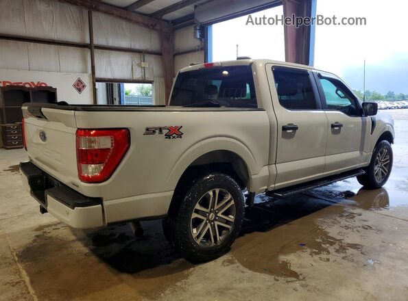 1FTEW1EP4MKE91070 2021 FORD F150 Silver Rear right