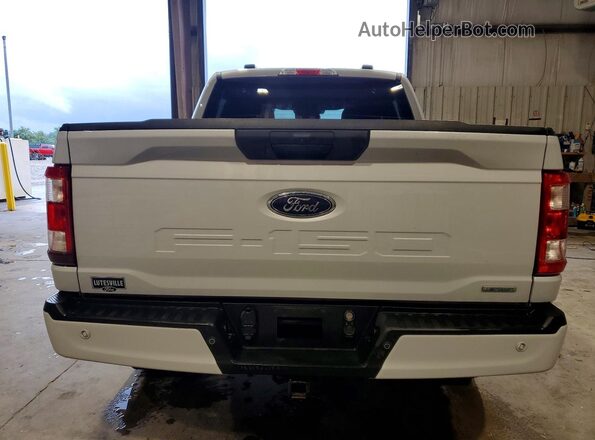 1FTEW1EP4MKE91070 2021 FORD F150 Silver Rear view