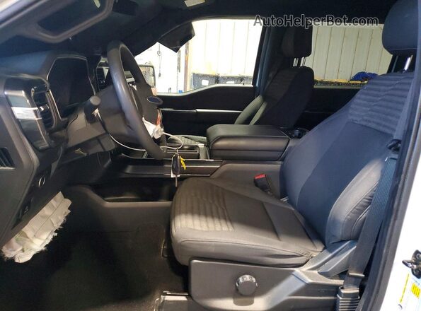 1FTEW1EP4MKE91070 2021 FORD F150 Silver Front interior view