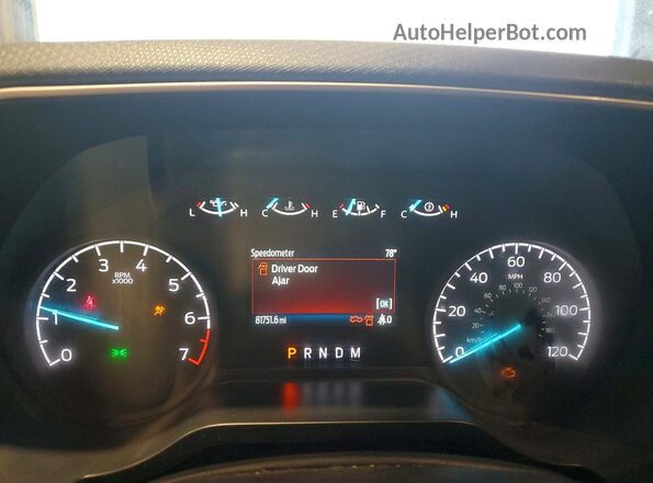 1FTEW1EP4MKE91070 2021 FORD F150 Silver Instrument cluster view