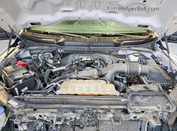 1FTEW1EP4MKE91070 2021 FORD F150 Silver Rear interior view
