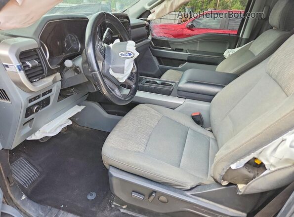 1FTEW1EP4MKF12337 2021 FORD F150 Белый Вид салона спереди