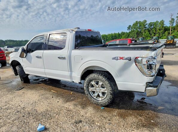 1FTEW1EP4MKF12337 2021 FORD F150 Белый Задняя левая четверть