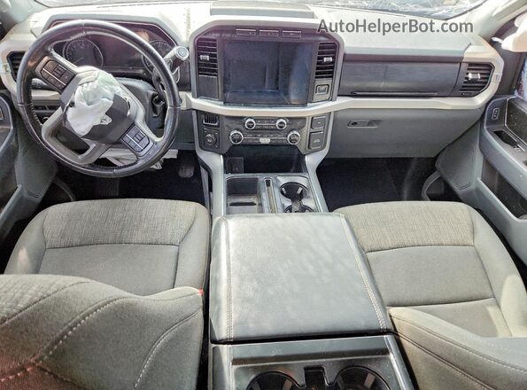 1FTEW1EP4MKF12337 2021 FORD F150 Белый Вид панели приборов