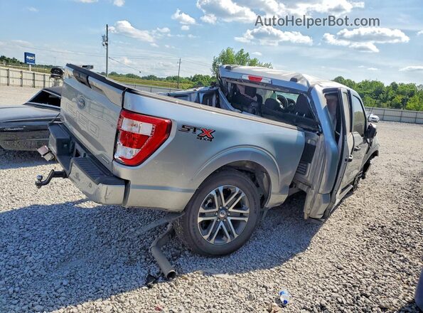1FTEW1EP4PKE64830 2023 FORD F150 Silver Tył prawy