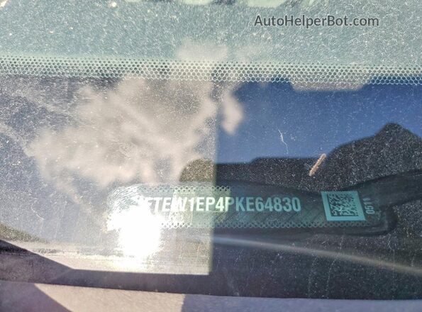 1FTEW1EP4PKE64830 2023 FORD F150 Silver Widok komory silnika