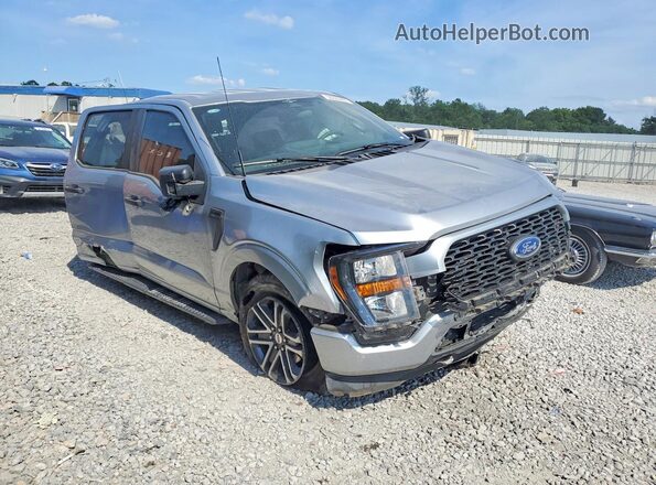 1FTEW1EP4PKE64830 2023 FORD F150 Silver Przód prawy