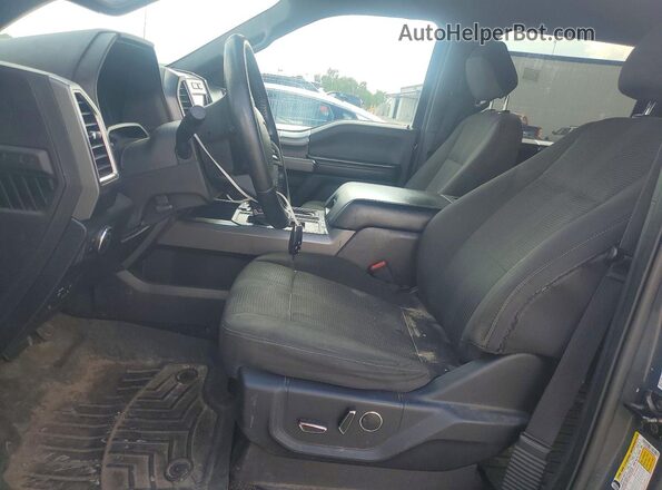 1FTEW1EP5GFB68661 2016 FORD F150 Черный Вид салона спереди