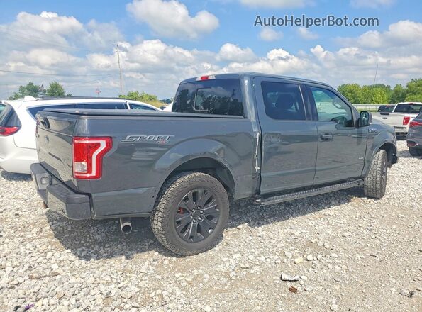 1FTEW1EP5GFB68661 2016 FORD F150 Черный Задняя правая четверть