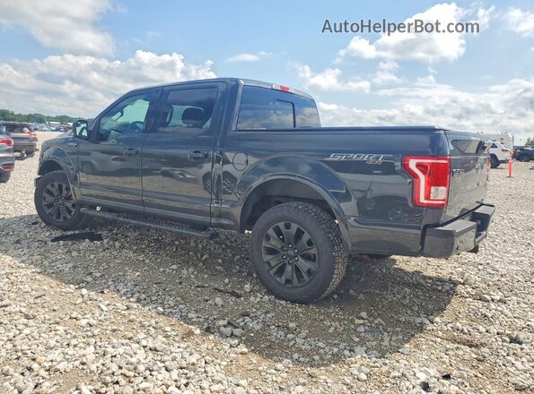 1FTEW1EP5GFB68661 2016 FORD F150 Черный Задняя левая четверть