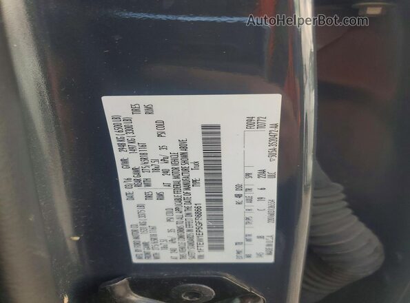 1FTEW1EP5GFB68661 2016 FORD F150 Черный Вид подкапотного пространства