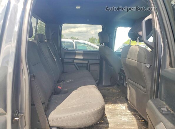 1FTEW1EP5GFB68661 2016 FORD F150 Черный Вид задних сидений