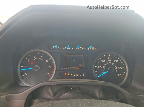 1FTEW1EP5GFB68661 2016 FORD F150 Черный Вид щитка приборов