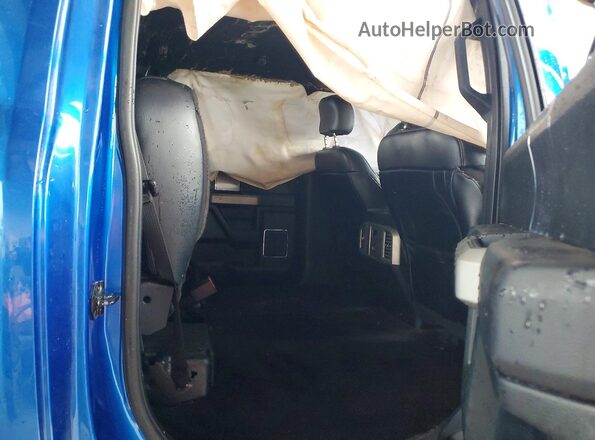 1FTEW1EP5GFB82169 2016 FORD F150 Blue Vista de los asientos traseros