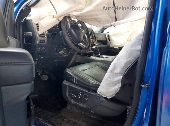 1FTEW1EP5GFB82169 2016 FORD F150 Blue Vista del salpicadero
