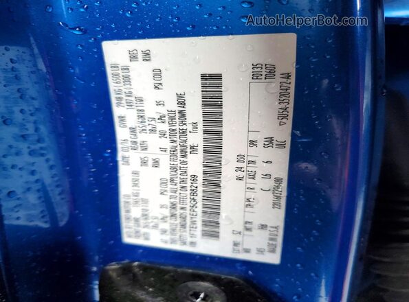 1FTEW1EP5GFB82169 2016 FORD F150 Blue Vista del compartimento del motor