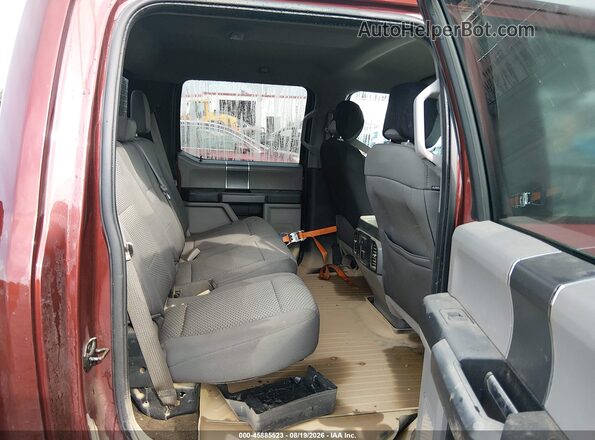 1FTEW1EP5GFB83242 2016 FORD F150 Maroon VIN კოდის სტიკერის ხედი