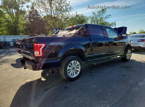 1FTEW1EP5GFC72552 2016 FORD F150 Black Trasero derecho