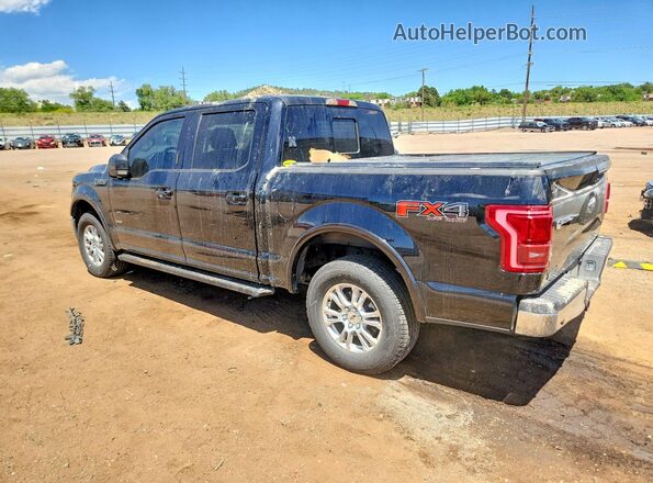 1FTEW1EP5GKE31335 2016 FORD F150 Black Trasero izquierdo