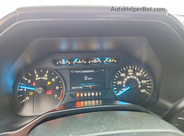 1FTEW1EP5GKF55959 2016 FORD F150 White Widok zestawu wskaźników