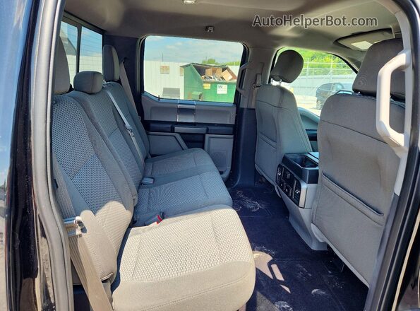 1FTEW1EP5HFB75563 2017 FORD F150 Black Vista de los asientos traseros