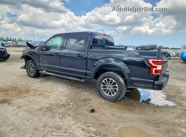 1FTEW1EP5JFE03308 2018 FORD F150 Черный Задняя левая четверть