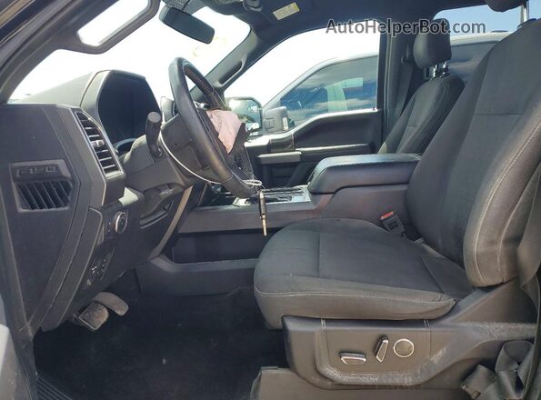 1FTEW1EP5JFE03308 2018 FORD F150 Черный Вид салона спереди