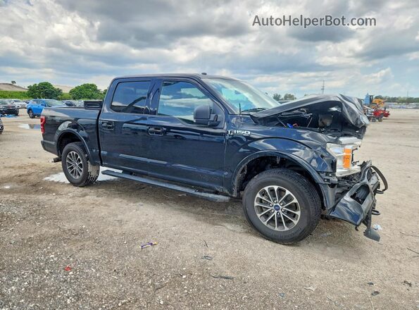 1FTEW1EP5JFE03308 2018 FORD F150 Черный Передняя правая четверть