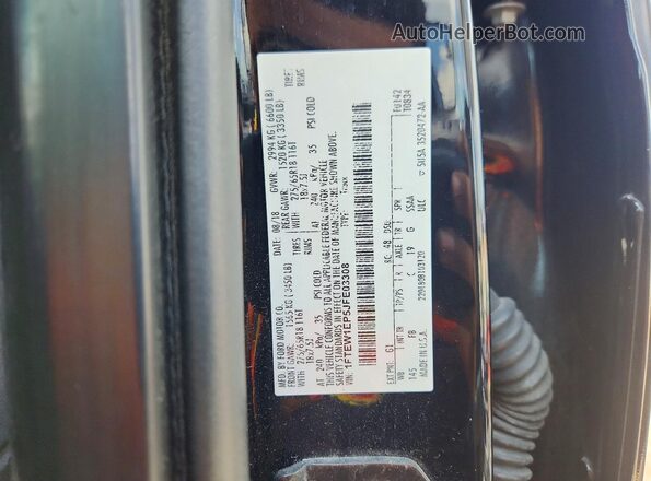 1FTEW1EP5JFE03308 2018 FORD F150 Черный Вид подкапотного пространства