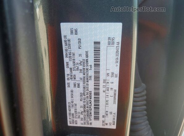 1FTEW1EP5JKF48565 2018 FORD F150 Green Շարժիչի բաժամունքի տեսք