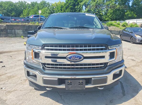 1FTEW1EP5JKF48565 2018 FORD F150 Green Դիմացի տեսք