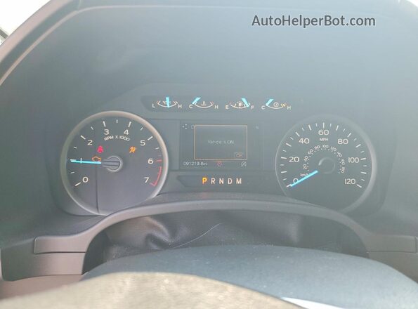 1FTEW1EP5KFA27713 2019 FORD F150 Black Widok zestawu wskaźników
