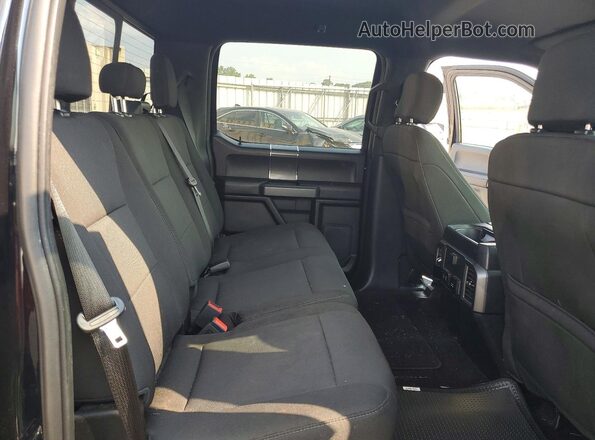 1FTEW1EP5KFA27713 2019 FORD F150 Black Widok tylnych siedzeń