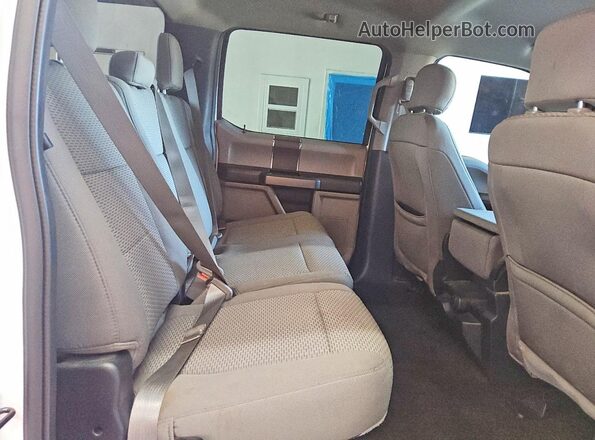 1FTEW1EP5KKF26700 2019 FORD F150 White Rear interior view