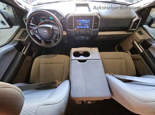 1FTEW1EP5KKF26700 2019 FORD F150 White Dashboard view