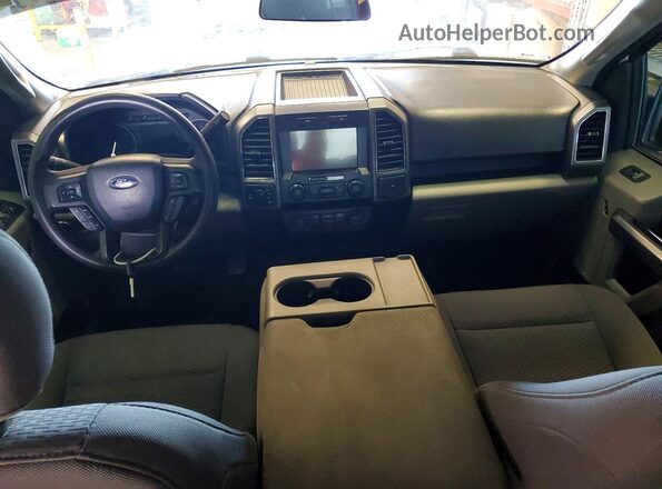 1FTEW1EP5KKF26700 2019 FORD F150 White Rear seats view