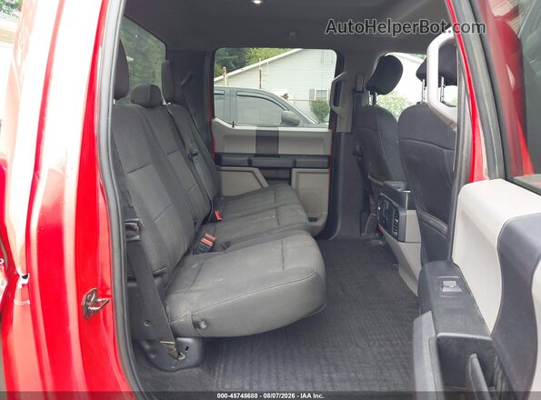 1FTEW1EP5LKF45362 2020 FORD F150 Red Widok naklejki z numerem VIN