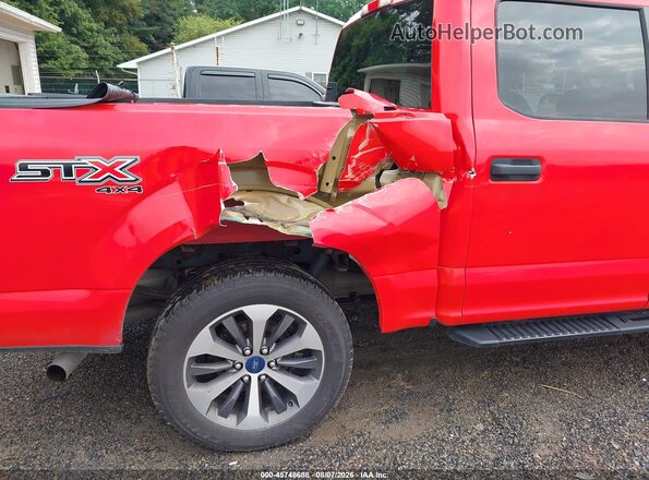 1FTEW1EP5LKF45362 2020 FORD F150 Red Widok z przodu