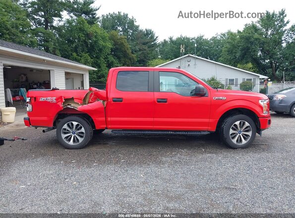 1FTEW1EP5LKF45362 2020 FORD F150 Red Widok wnętrza 360 stopni