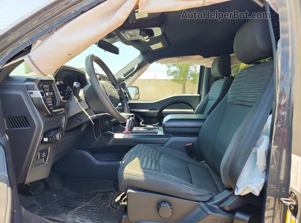 1FTEW1EP5MFA52999 2021 FORD F150 Gray Vista interior delantera