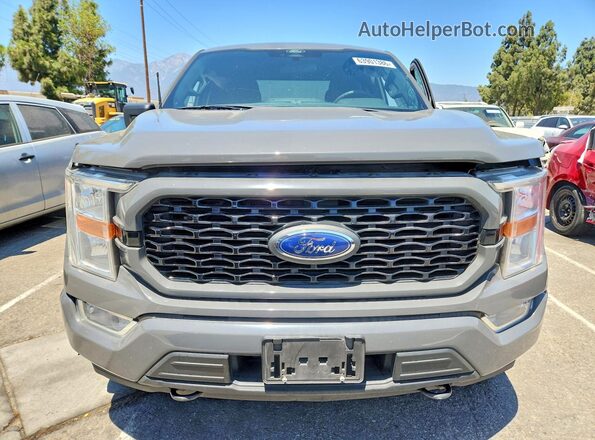 1FTEW1EP5MFA52999 2021 FORD F150 Gray Vista frontal