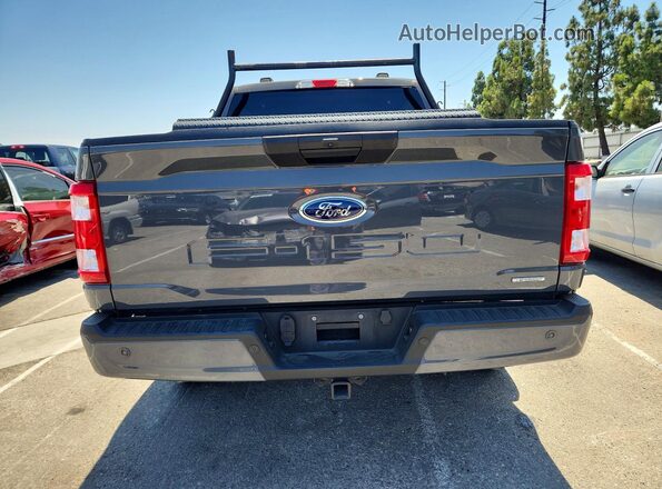 1FTEW1EP5MFA52999 2021 FORD F150 Gray Vista trasera