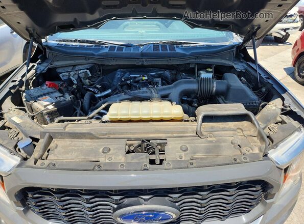 1FTEW1EP5MFA52999 2021 FORD F150 Gray Vista interior trasera