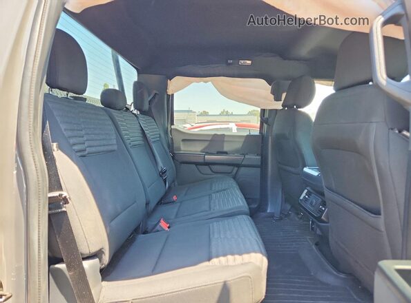 1FTEW1EP5MFA52999 2021 FORD F150 Gray Vista de los asientos traseros