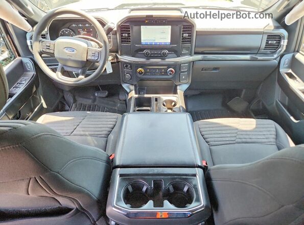 1FTEW1EP5MFA52999 2021 FORD F150 Gray Vista del salpicadero