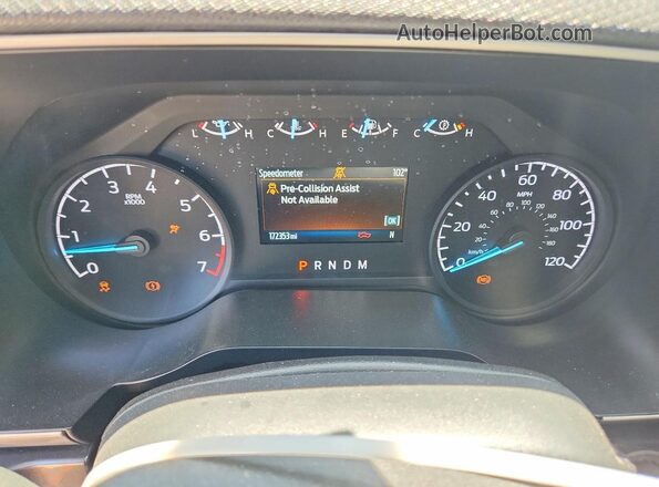 1FTEW1EP5MFA52999 2021 FORD F150 Gray Vista del cuadro de instrumentos