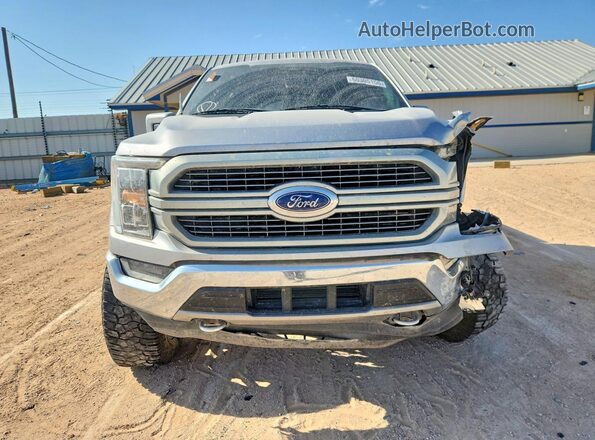 1FTEW1EP5MFB86654 2021 FORD F150 Silver წინა ხედი