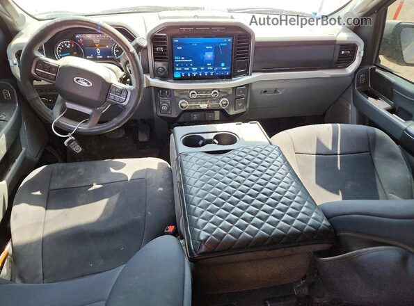 1FTEW1EP5MFB86654 2021 FORD F150 Silver წინა პანელის ხედი