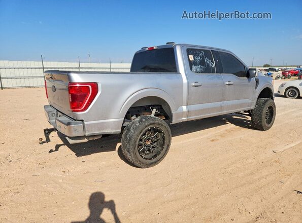 1FTEW1EP5MFB86654 2021 FORD F150 Silver უკანა მარჯვენა
